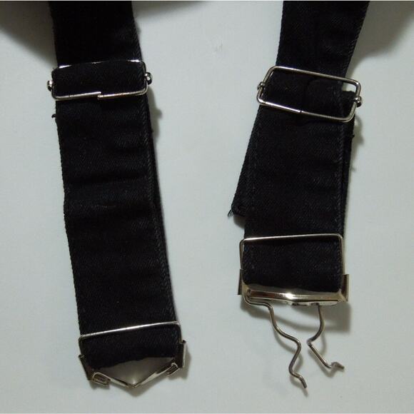 VULCANN Pants XL Mens Black Denim Overall Distressed - Picture 3 of 10